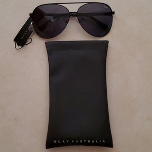 Quay Vivienne Aviator Sunglasses